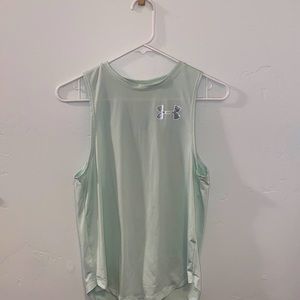 Under Armour Turquoise & Light Blue Tank Top Size Youth Large